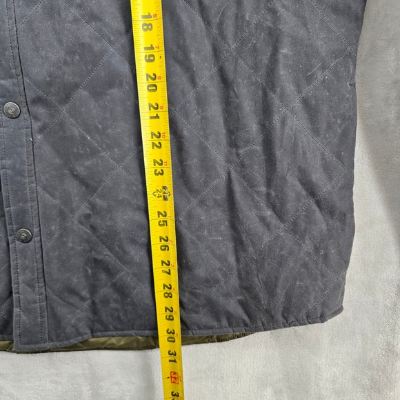 Flint and Tinder Mens XXL TekWax Quilted Wax Jacket Barn Coat Black - Picture 7 of 9